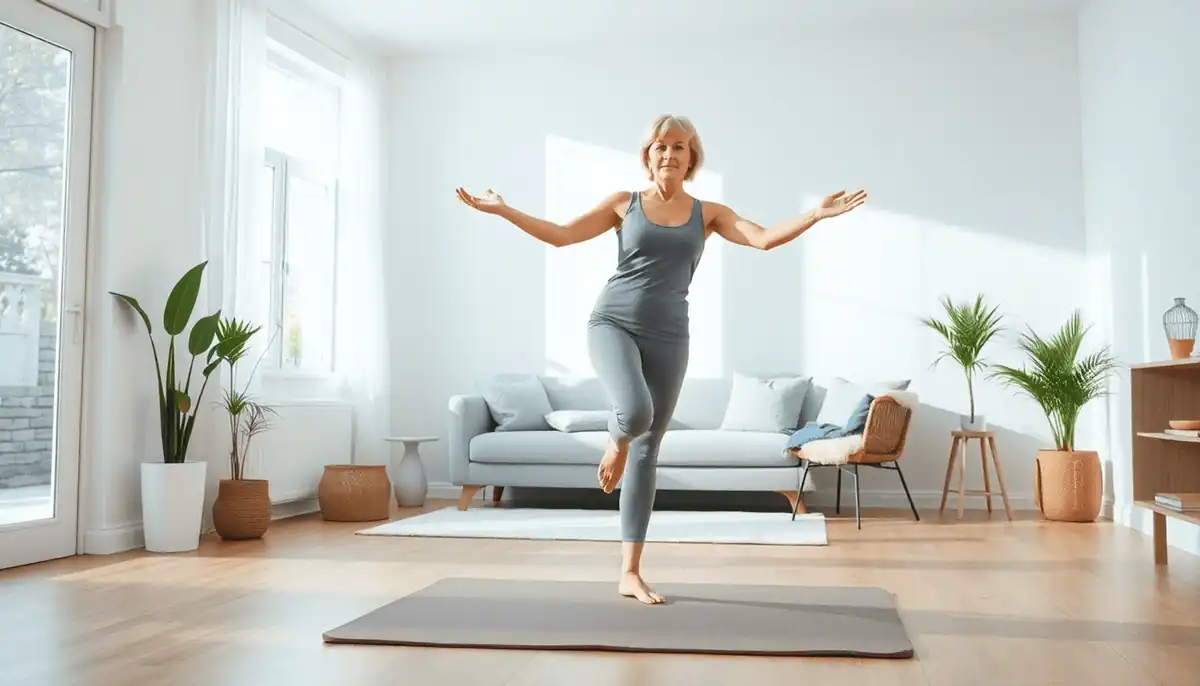 Ejercicios de equilibrio en casa sin material (10 min)